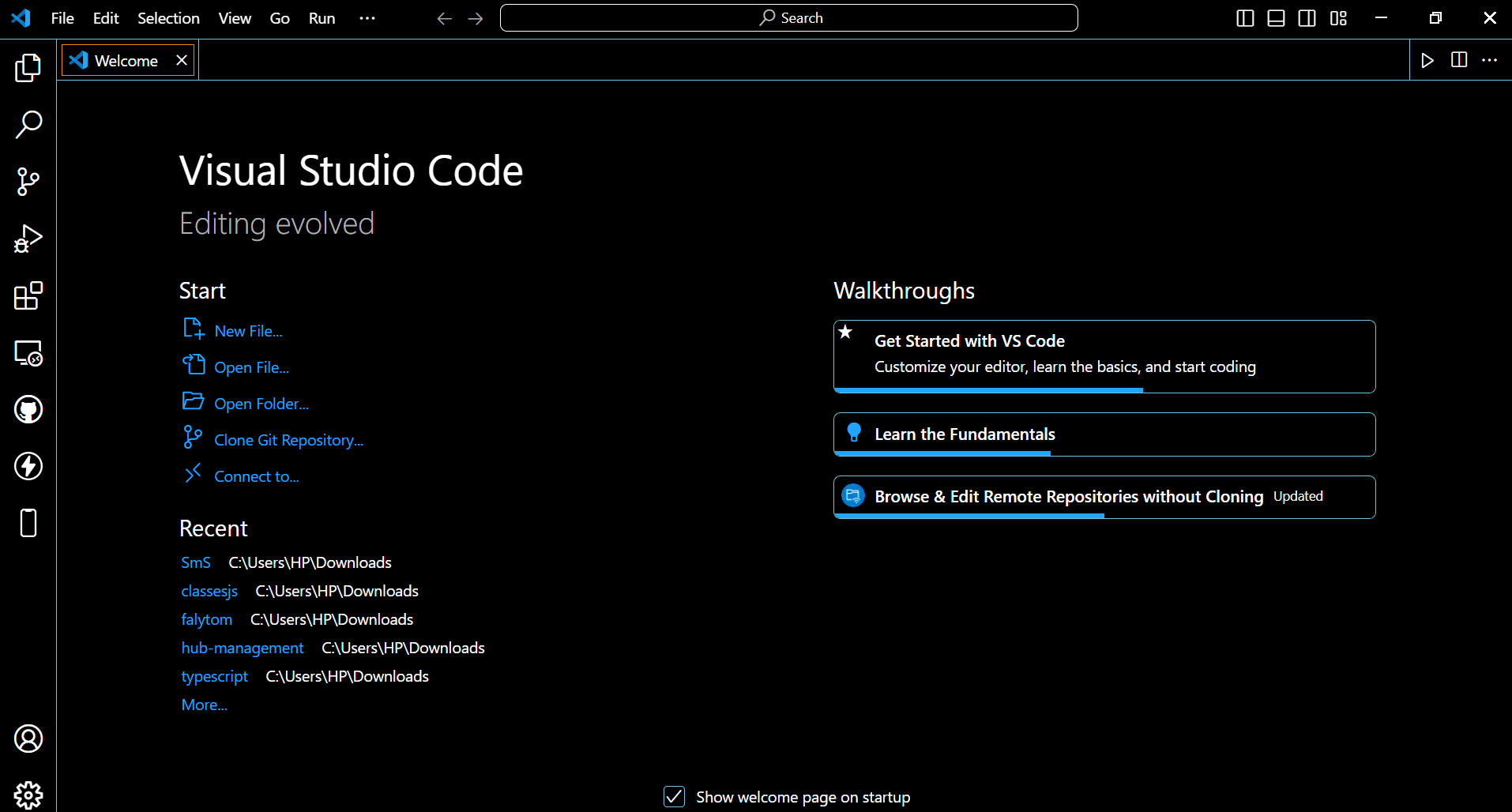 downloading visual studio code