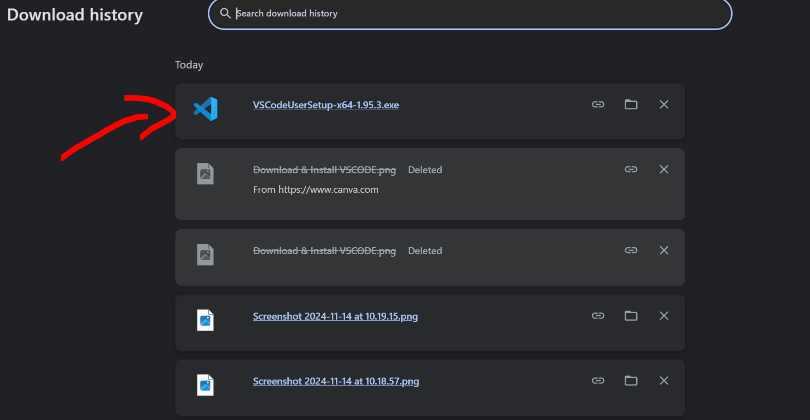 downloading visual studio code